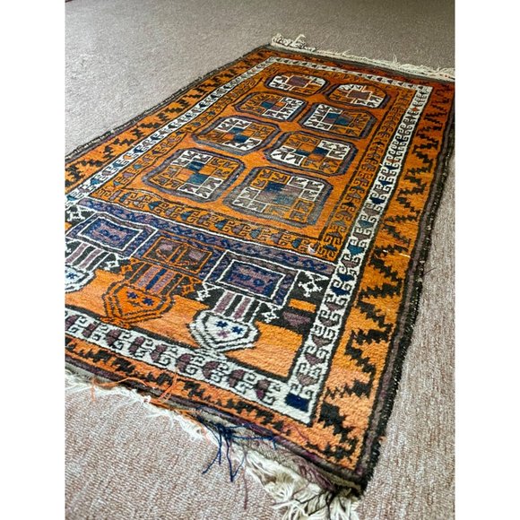 Balouche Prayer Rug 3’ X 5’ - Picture 1 of 6